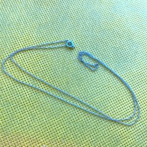 10 K white gold 18” chain necklace